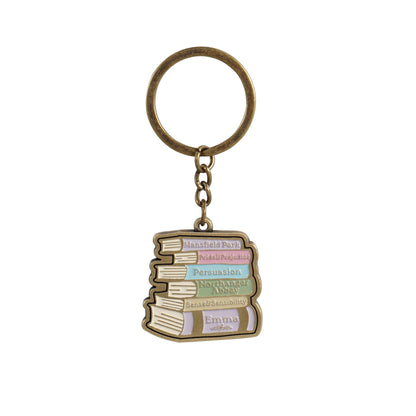 Porte-clés Jane Austen - Pile de livres