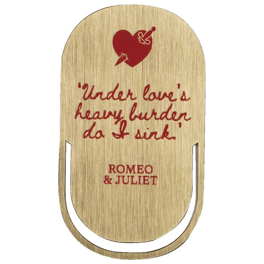 Shakespeare Metal Bookmark - Romeo and Juliet