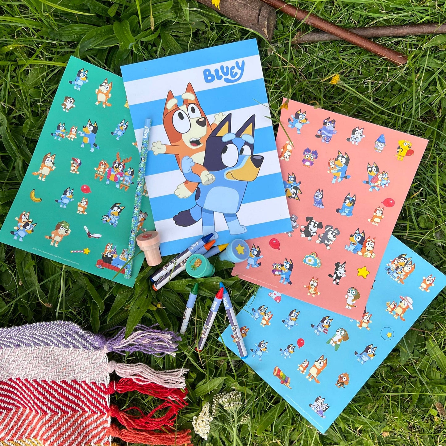 Ensemble – Bluey de coloriage, autocollants et tampons | Blueprint Collections – vue 14