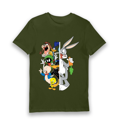 T-shirt Looney Tunes groupe de personnages