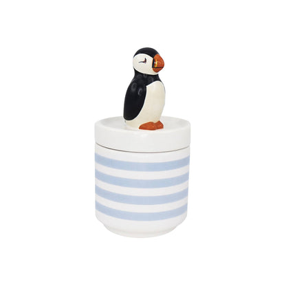 Boîte à bijoux en céramique Macareux RSPB