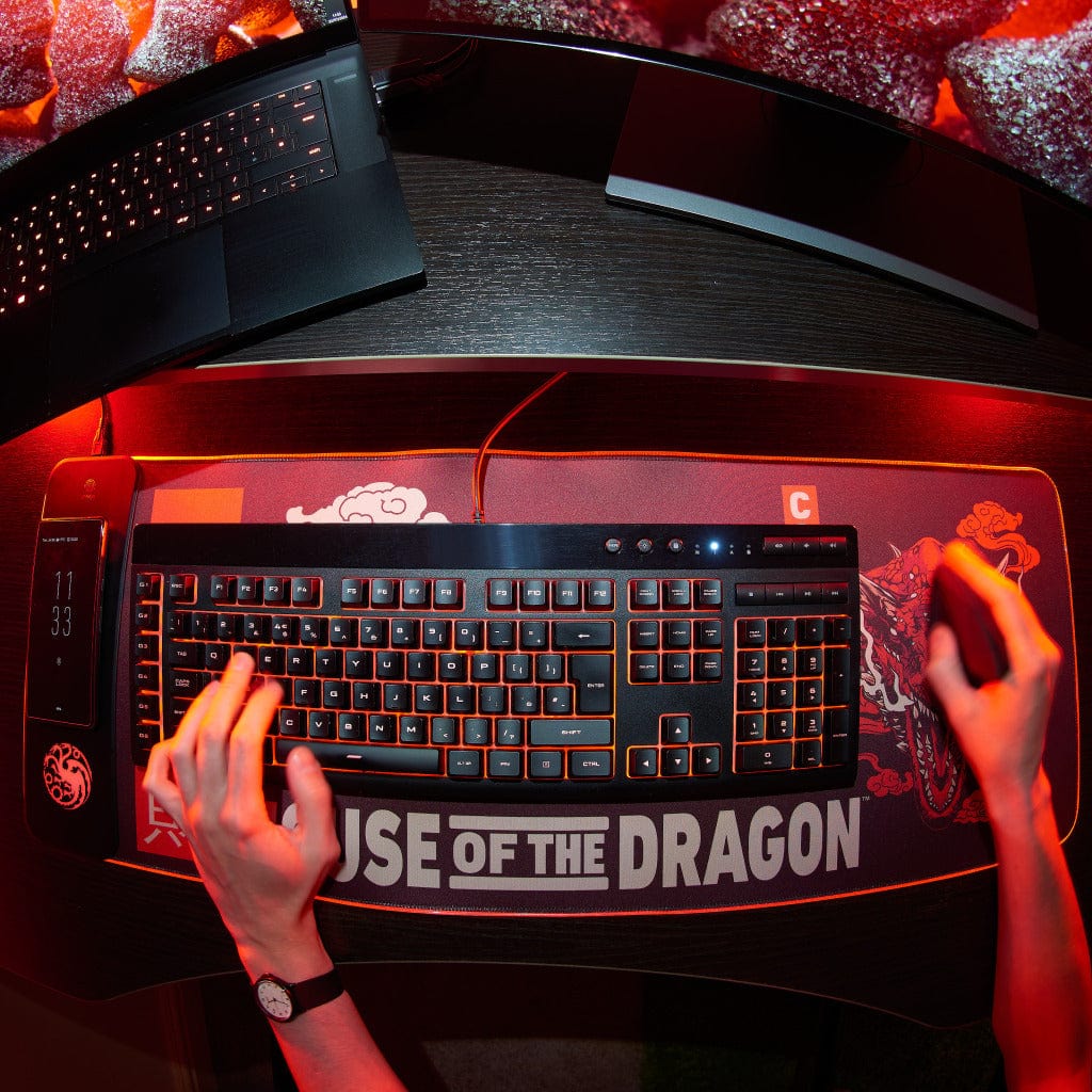 House of Dragons – Übergroße Gaming-Matte & mobiles Ladegerät