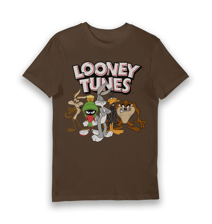 T-shirt Looney Tunes groupe avec logo
