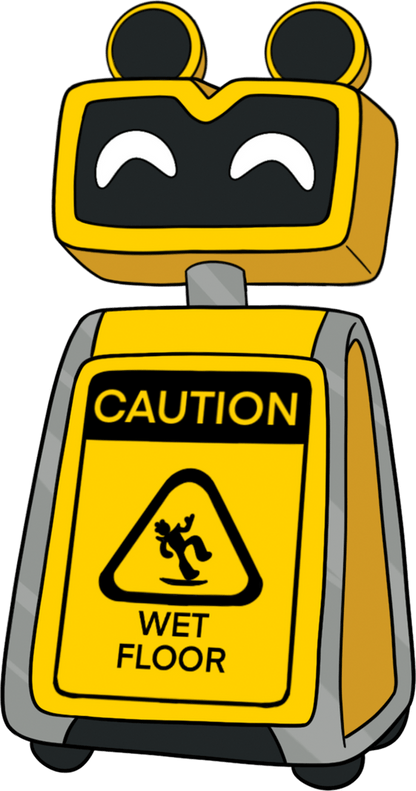 Wet Floor Sign Pin