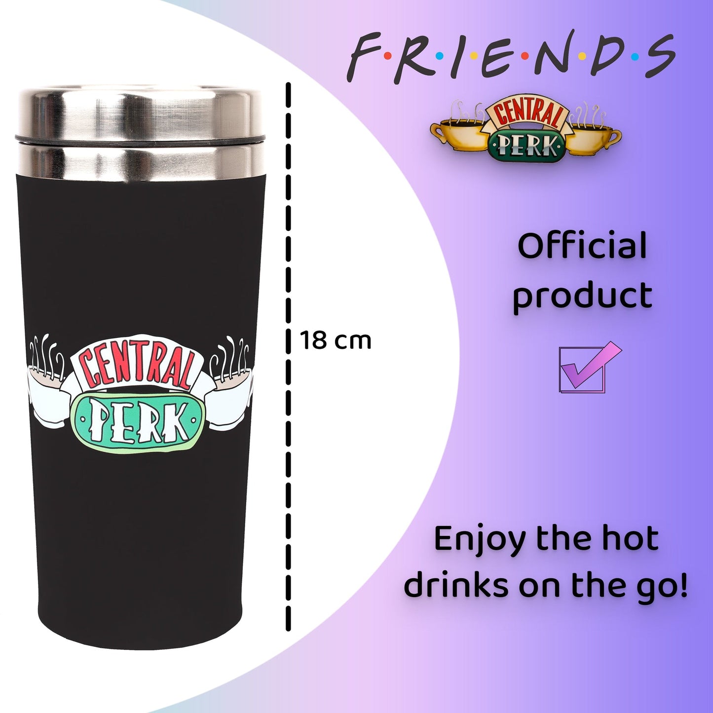 Mug – Friends Travel – noir