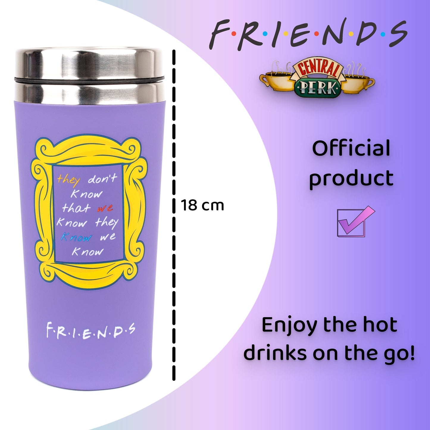 Mug – Friends Travel – violet