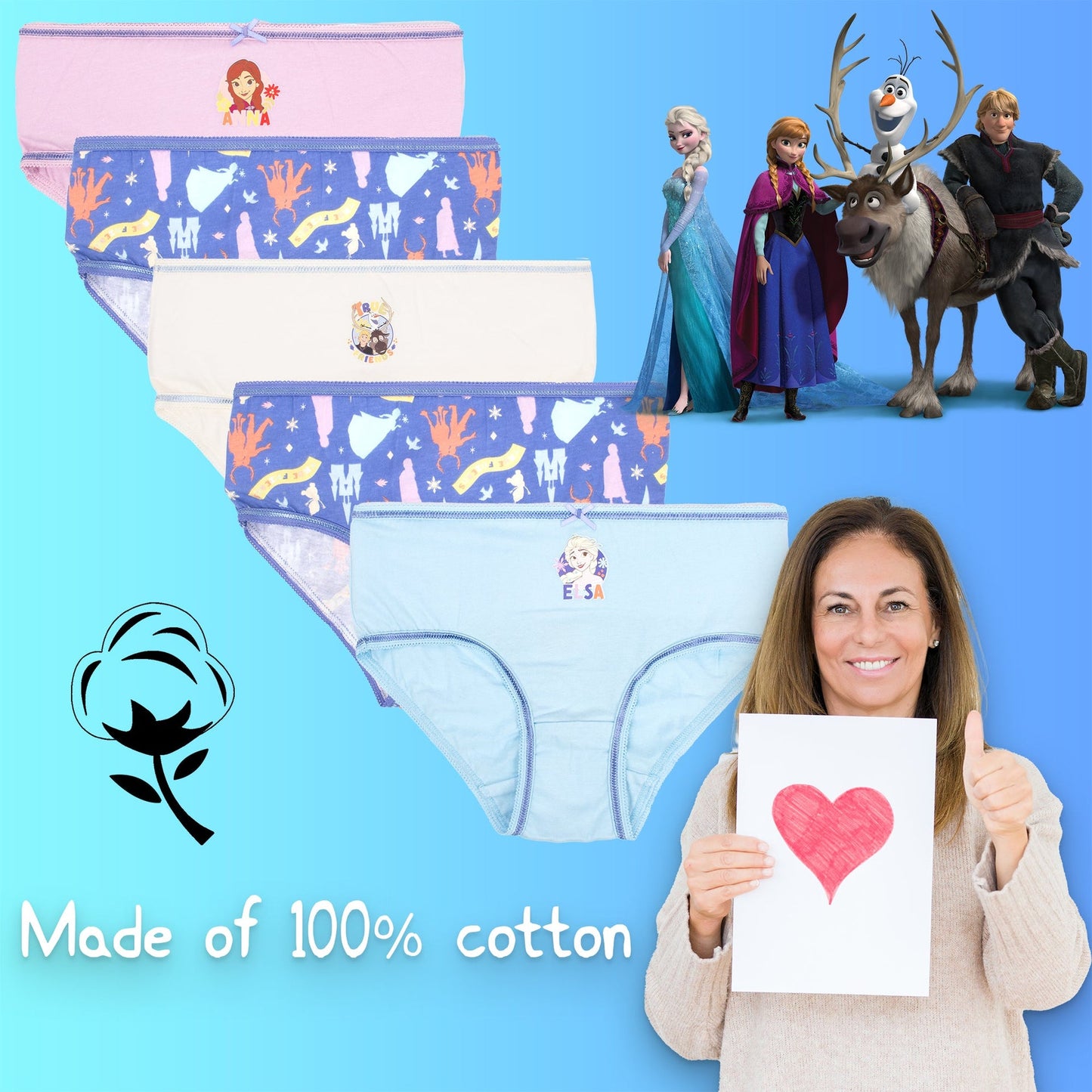 Sous-vêtement enfant Disney Frozen – Fringoo