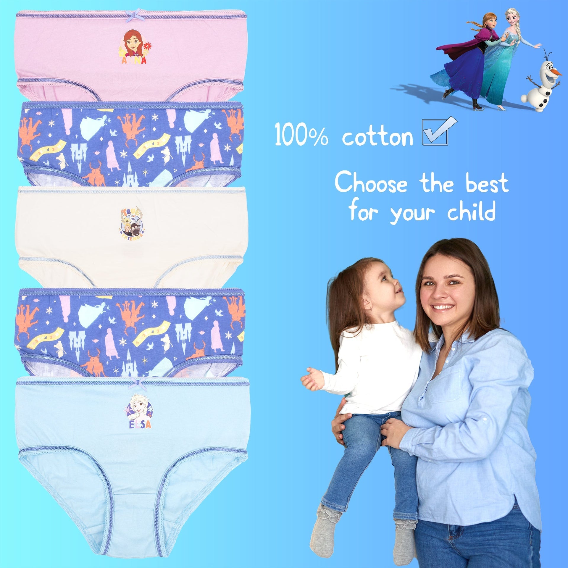 Sous-vêtement enfant Disney Frozen – Fringoo