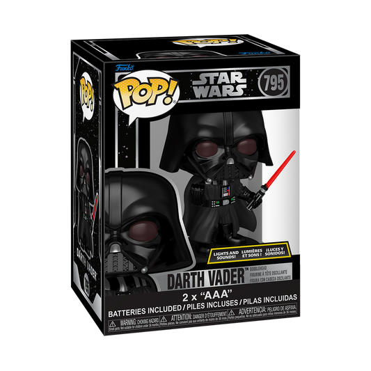 Pop! Lights and Sounds Darth Vader with Lightsaber #795 - vue officielle Funko 2