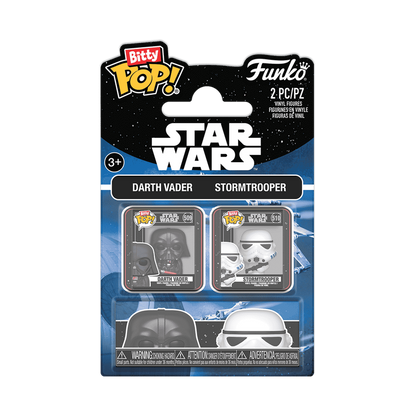 Bitty Pop! Darth Vader & Stormtrooper 2-Pack - emballage officiel Funko