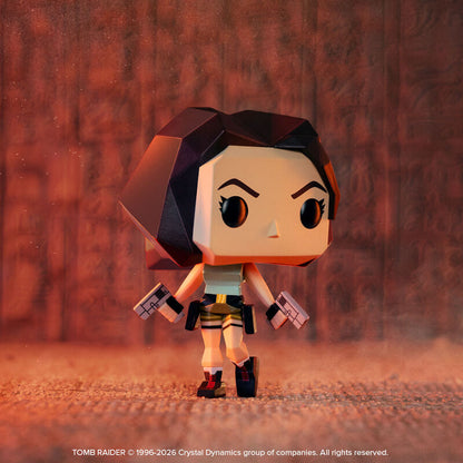 Funko Pop! Lara Croft Polygonal 1192 - visuel lifestyle officiel Funko