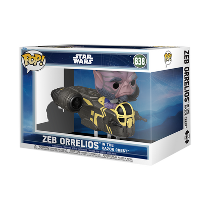 Pop! Rides Deluxe Zeb Orrelios in the Razor Crest #838 - vue 2
