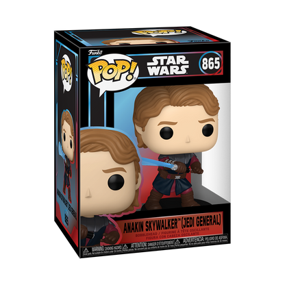 Funko Pop! Anakin Skywalker Jedi General 865 - boîte officielle Funko