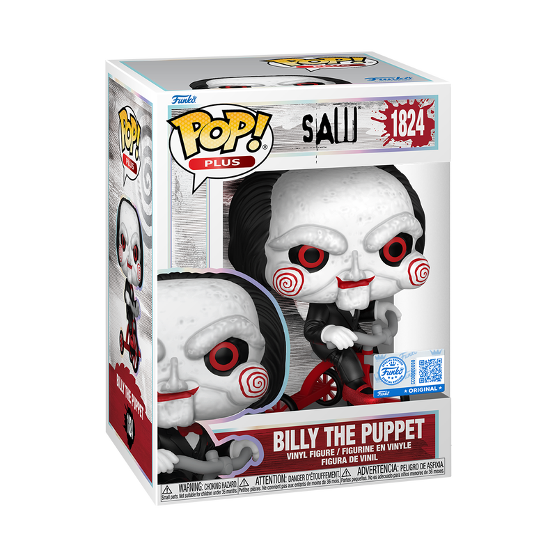 Pop! Plus Billy the Puppet - packaging officiel
