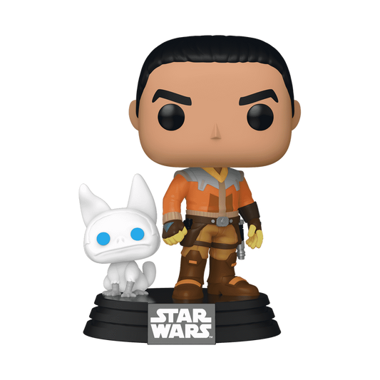 Pop! & Buddy Ezra Bridger avec Loth-Cat - Funko