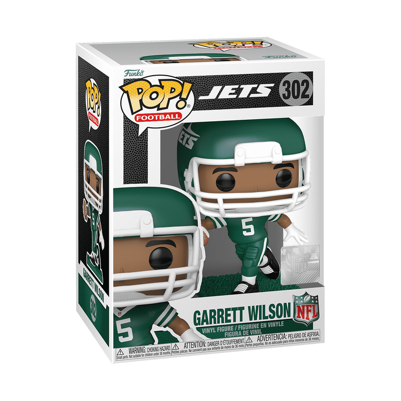 Pop! Garrett Wilson (Tenue Verte et Blanche) - packaging officiel