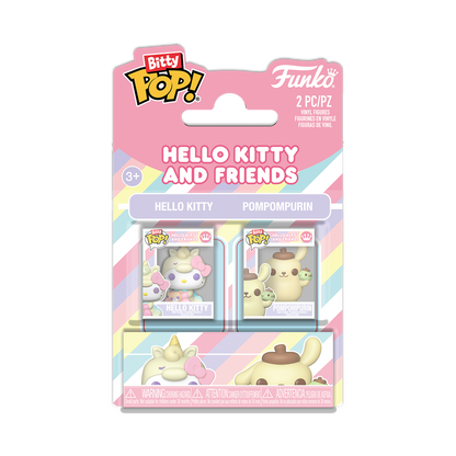 Bitty Pop! Hello Kitty & Pompompurin 2-Pack - packaging officiel
