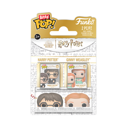 Bitty Pop! Harry Potter & Ginny Weasley 2-Pack - packaging officiel