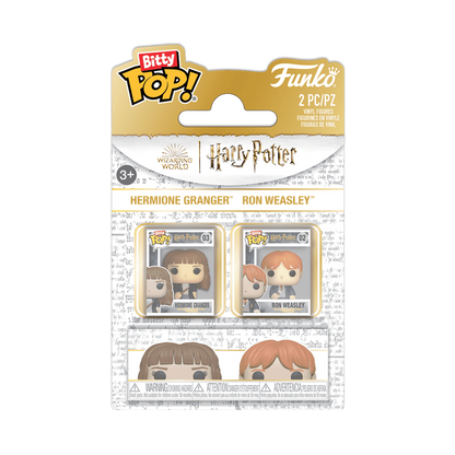 Bitty Pop! Hermione Granger & Ron Weasley 2-Pack - packaging officiel
