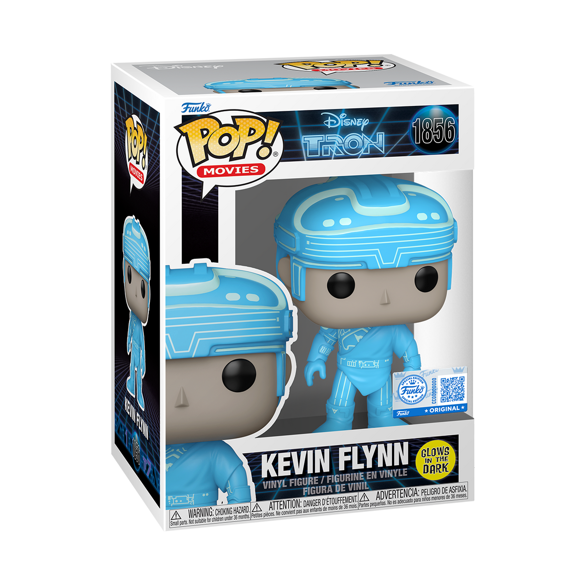 Pop! Kevin Flynn (Glow) - packaging officiel