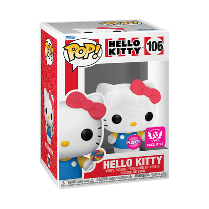 Pop! Hello Kitty avec Sucette (Flocked) - packaging officiel