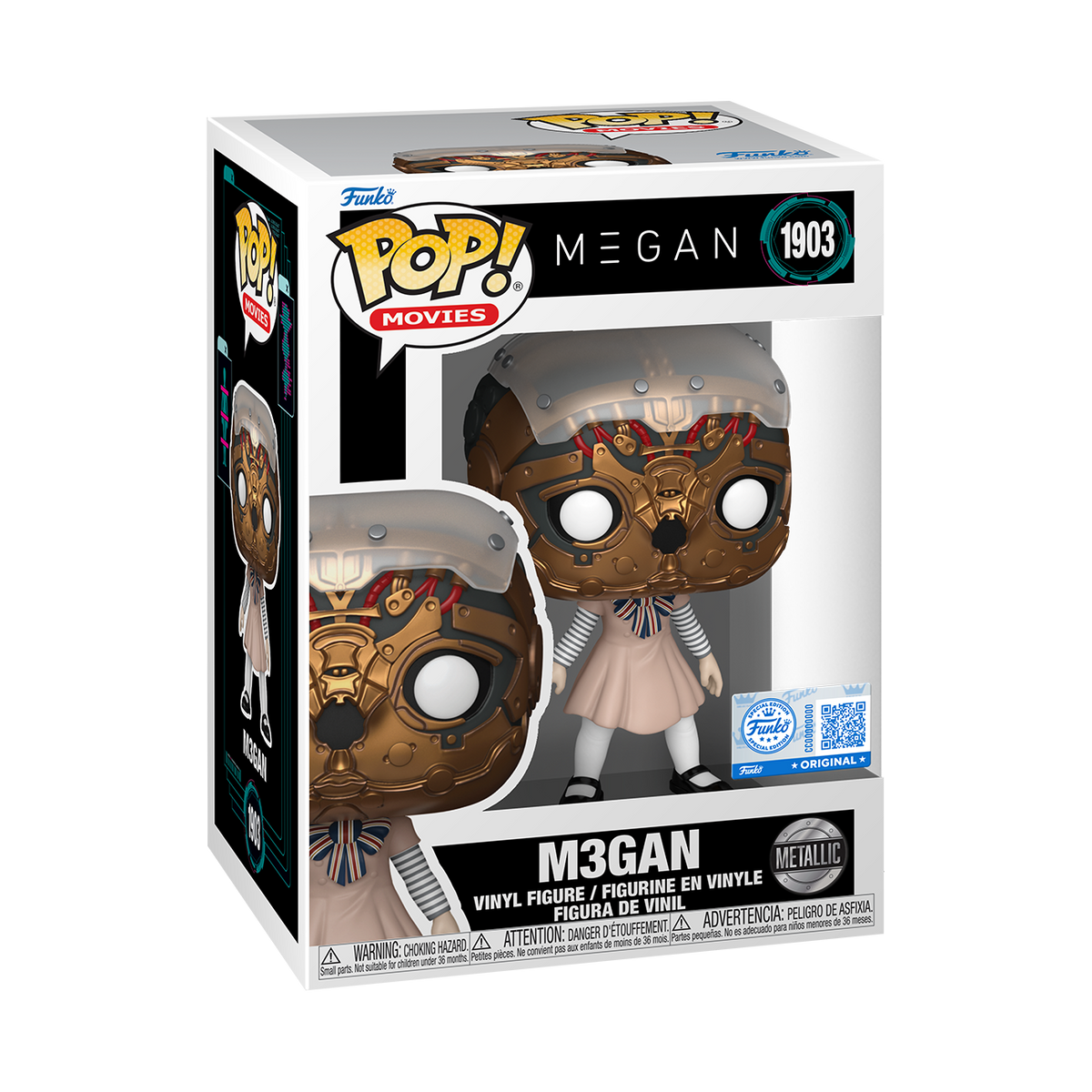 Pop! M3GAN (Metallic) - packaging officiel