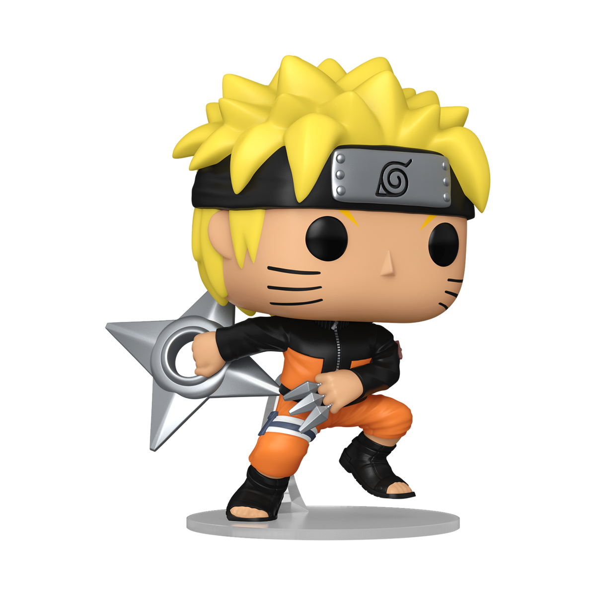 Pop! Naruto Uzumaki avec Kunai & Shuriken - vue avant officielle