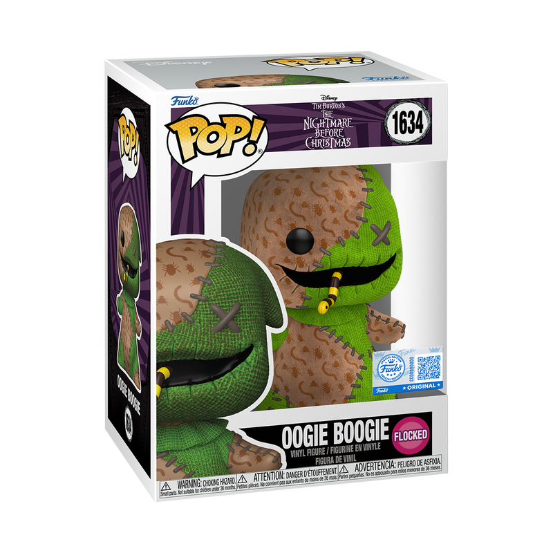 Pop! Oogie Boogie (Flocked) - packaging officiel