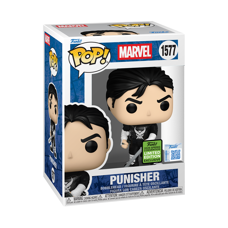 Pop! Punisher avec Épée - packaging Spring Convention