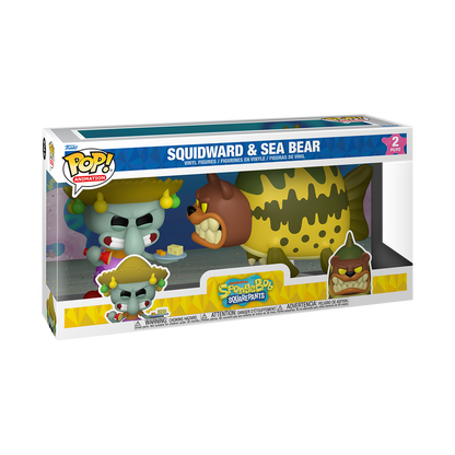 Pop! Squidward & Sea Bear 2-Pack - packaging officiel