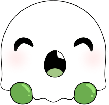 Ghost Slimecicle Stickie (15 cm)