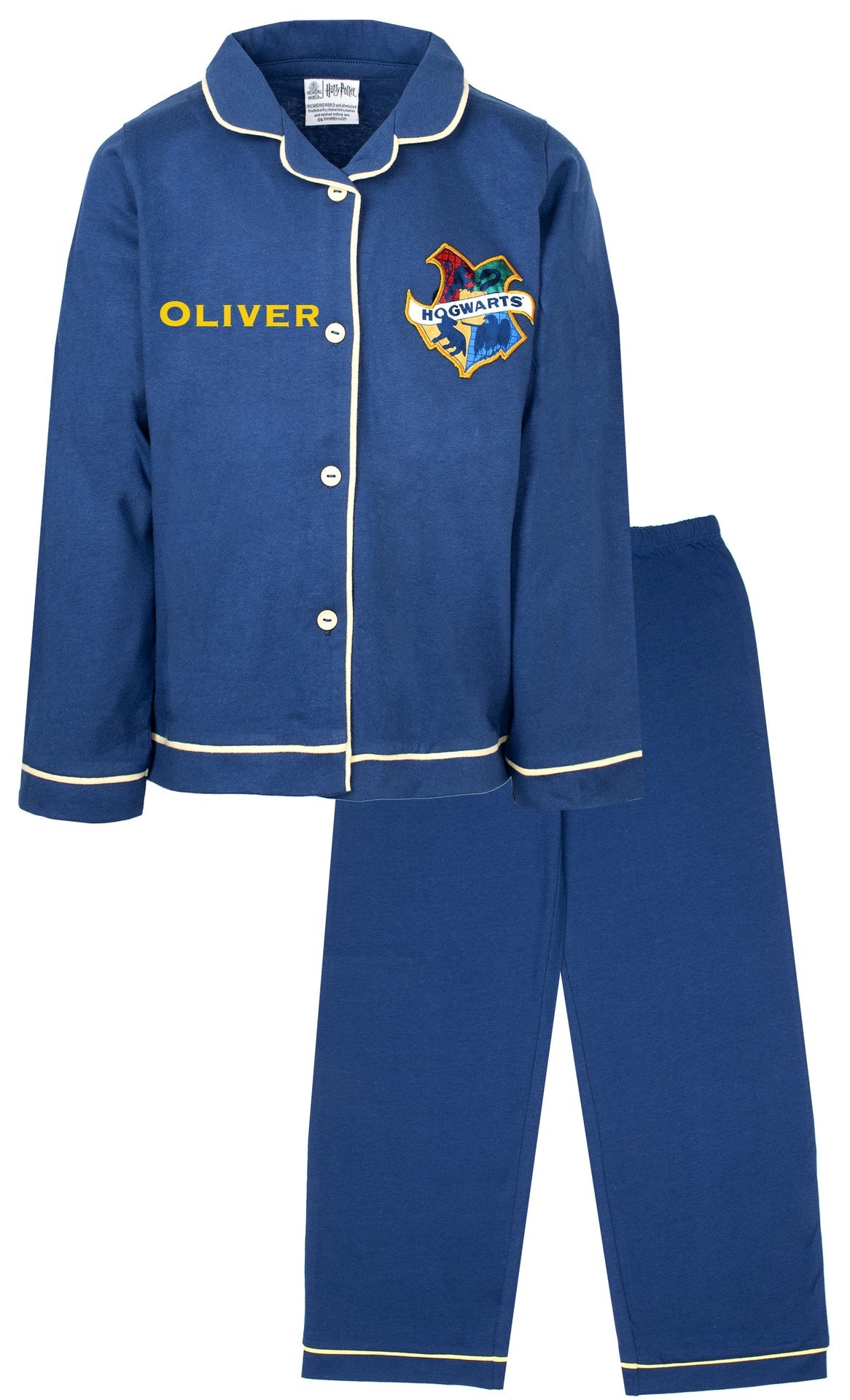 Harry Potter Pyjamas with Buttons – Navy bleu