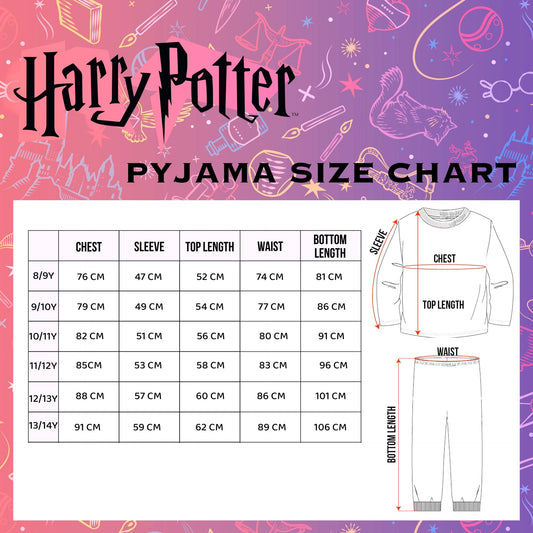 Schlafanzug – Set Harry Potter – schwarz