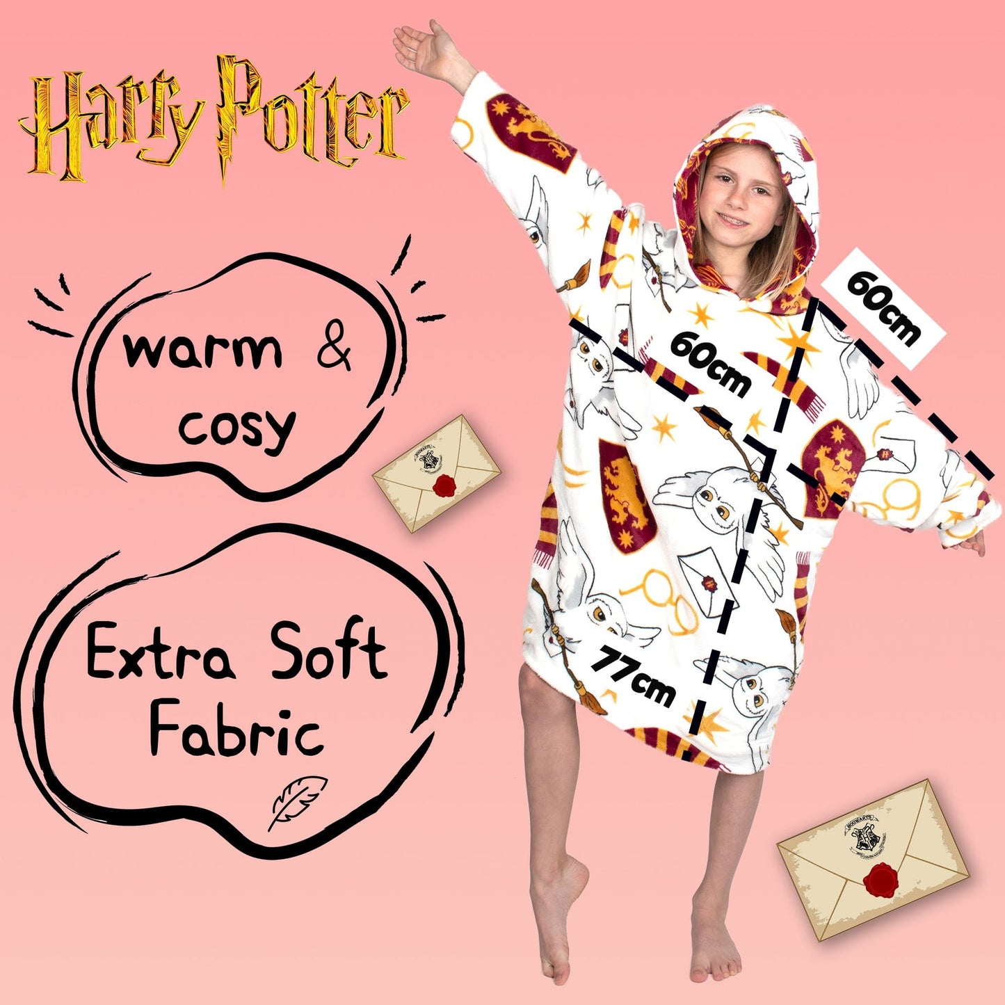 Sweat à capuche Harry Potter – Oversized Blanket