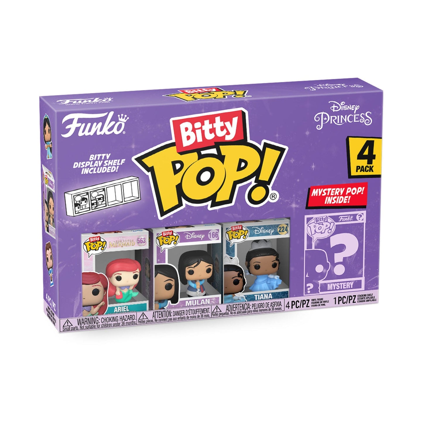 bitty pop disney princess 4 pack series 1