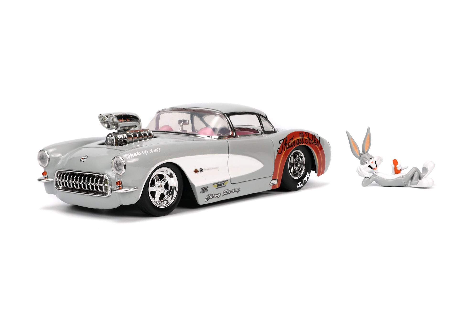 looney tunes 1967 chevy corvette 1 24 jada toys