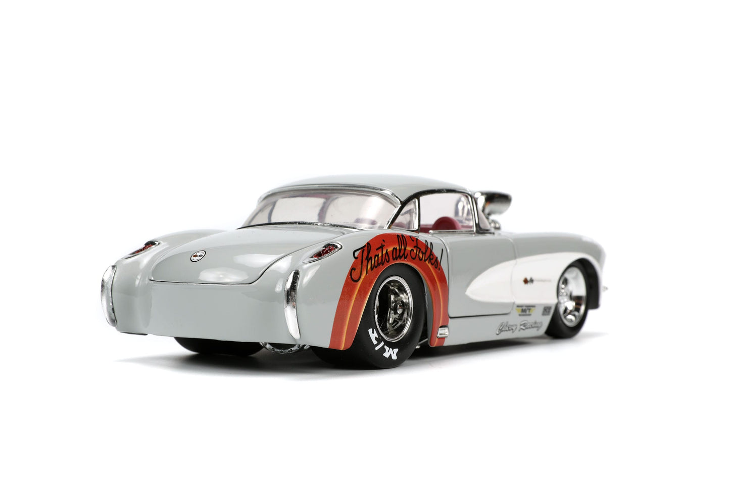looney tunes 1967 chevy corvette 1 24 jada toys