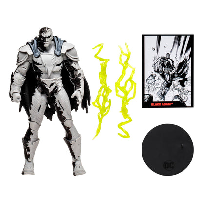 Black Adam with Comic Black Adam (Line Art Variant)