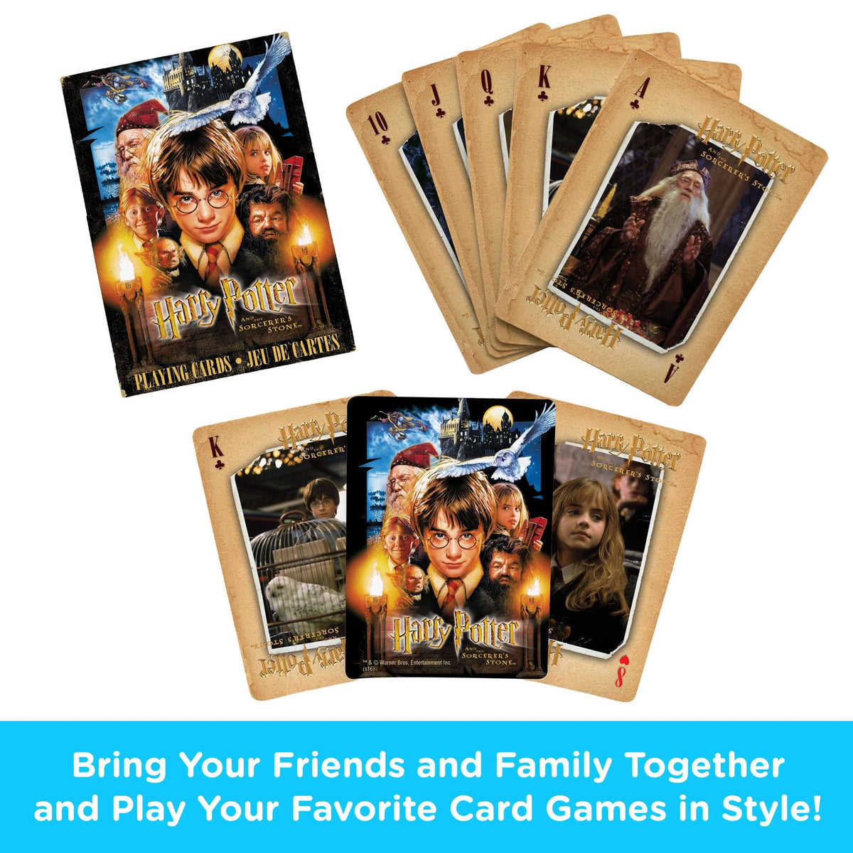 Jeu de cartes Harry Potter - À l'école des sorciers - vue 1