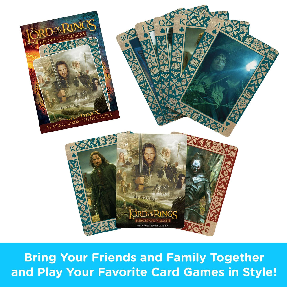Jeu de cartes Le Seigneur des Anneaux - Héros & Villains - vue 2