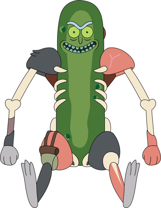 Skelett-Rick Plüschfigur (23cm)