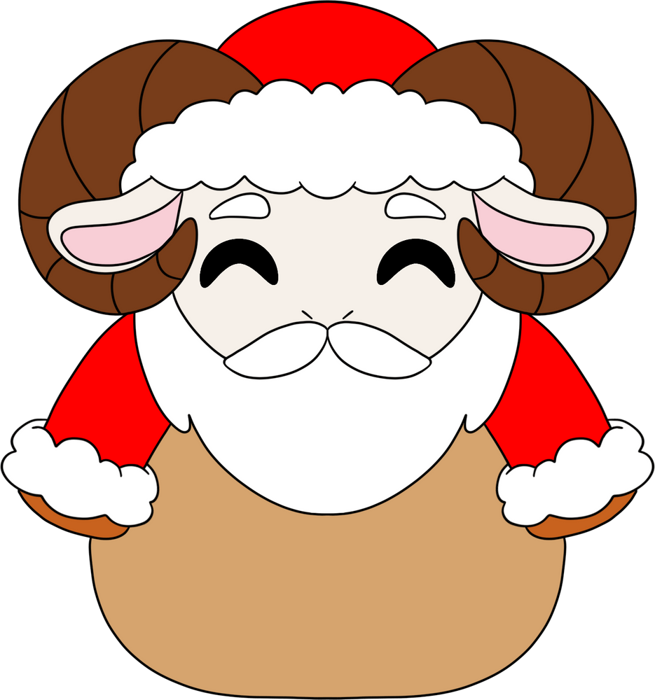 Rammie Santa & Tasche (30 cm)