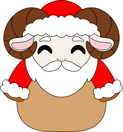 Rammie Santa & Tasche (30 cm)