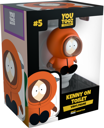 Figurine Kenny on Toilet