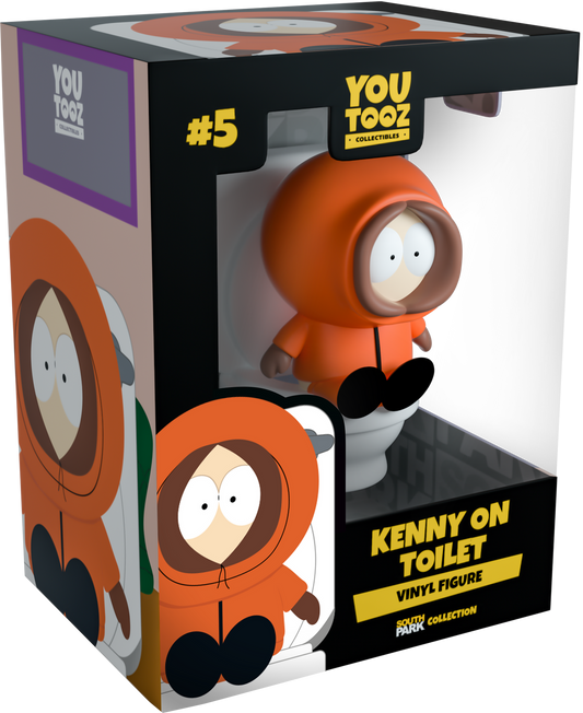 Figurine Kenny on Toilet