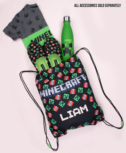 Minecraft Chaussons – noir Pattern