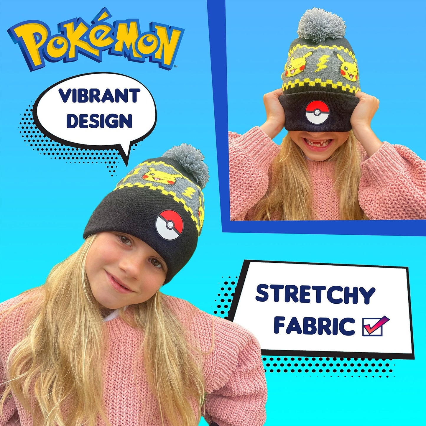 Pikachu Hat & Gloves set