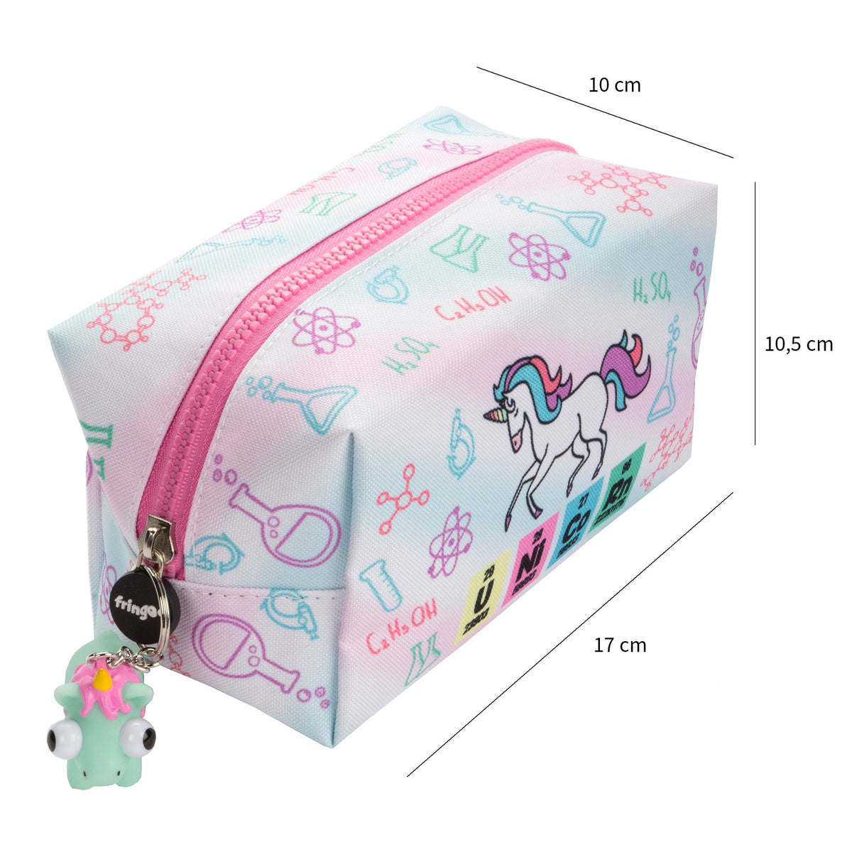 Einhorn Chemie Federmäppchen / Kosmetiktasche