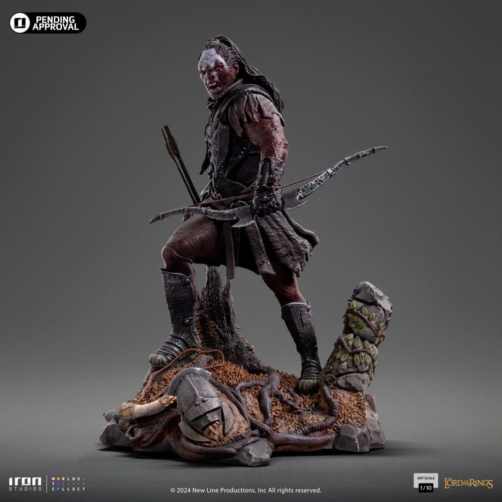 Lurtz Uruk-Hai Leader Statue - The Lord of the Rings - Art Scale 1/10 - The Fellowship of the Ring