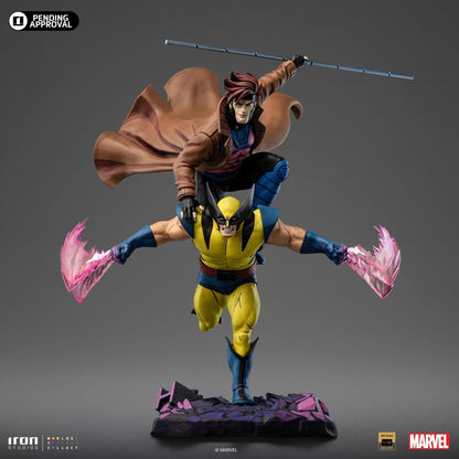 Statue Gambit und Wolverine – X-Men 97 – Art Scale 1/10 – Marvel Comics